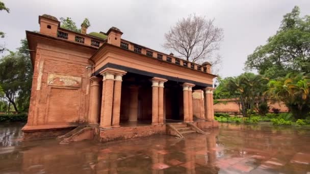 カンガラ砦の歴史的な記念碑 インド インドのシュリ シュリ ゴビンダエ神殿とシタダル — ストック動画