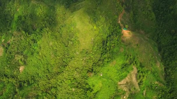 Vista Aérea Hermosas Colinas Vairengte Mizoram Las Verdes Colinas Alrededor — Vídeos de Stock
