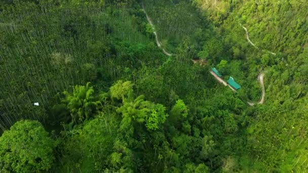 Vista Aérea Hermosas Colinas Bilkhawthlir Mizoram Las Verdes Colinas Alrededor — Vídeos de Stock