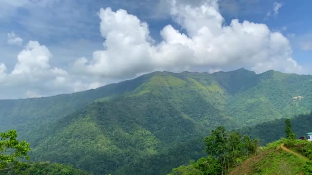 Красивые Горы Фатек Недалеко Города Айзаул Штате Мизорам Индии — стоковое видео