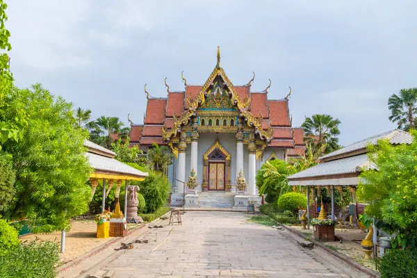 stock image Wat thai buddhagaya also known as thai monastery at bodh gaya, bihar, India.