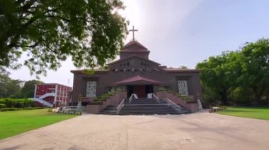 Varanasi, uttar Pradesh, Hindistan 14 Haziran 2022. Varanasi, Hindistan 'daki St. Mary Katedrali.