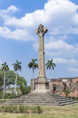 Yüksek, Lucknow, Hindistan karmaşık İngiliz ikamet efendim Henry Lawrence Memorial çapraz