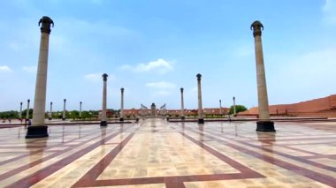 Lucknow, uttar pradesh, Hindistan 19 Haziran 2022. Dr. Babasaheb Ambedkar Memorial Park veya Ambedkar Memorial Park, Lucknow, Uttar Pradesh, Hindistan 'da bulunan bir parktır..