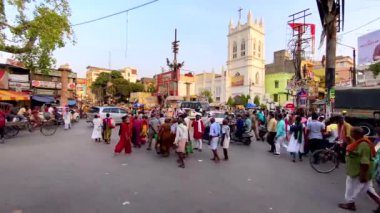 Varanasi, uttar Pradesh, Hindistan 14 Haziran 2022. St. Thomas Kilisesi, Kuzey Hindistan 'ın Uttar Pradesh eyaletinin Varanasi şehrinde yer alır.