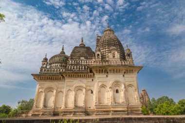 Khajuraho 'daki Pratapeshwar tapınağı Chhatarpur Bölgesi, Madhya Pradesh, Hindistan' daki bir grup Hindu ve Jain tapınağı. Unesco dünya mirası alanı..