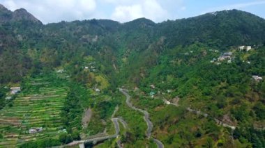 Smanora Range Köyü 'nün hava manzarası Nainital ilçesinin Nainital blok ve nainital tehsil bölgesinde yer almaktadır. uttarakhand, Hindistan