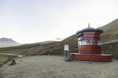 Hikkim, himachal pradesh, India, 7 july 2022. Hikkim village has highest post office in the world situated at altitude of 4,400 m, It connects spiti valley to rest of the world in India. clipart