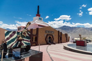 Leh, Ladakh, India 18 July 2022. This famous Hall of Fame museum in Leh, built by the Indian Army, is just a way to salute the brave Indian soldiers. clipart