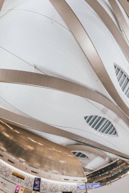 Abu Dabi, Birleşik Arap Emirlikleri, 16 Temmuz 2024. Zayed Uluslararası Havalimanı, Etihad Havayolları 'nın merkezi olarak hizmet veren modern A Terminali ile Abu Dhabis' in ana havaalanıdır..