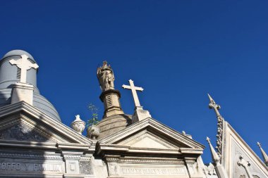 Arjantin 'in Buenos Aires Recoleta mahallesindeki La Recoleta Mezarlığı. Eva Pern de dahil olmak üzere önemli insanların mezarlarını içeriyor.