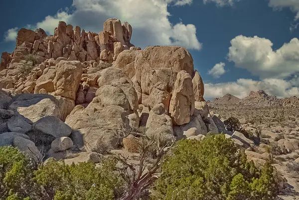 Joshua Tree Ulusal Anıtı, Kaliforniya 'da kaya çıkıntısı