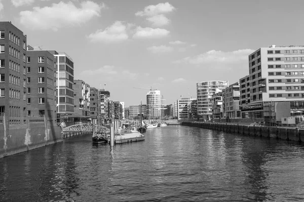 Berühmte Hafencity Nord Der Speicherstadt Hamburg — Stockfoto