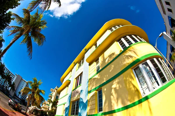 Miami Usa Juli 2010 Art Deco Arkitektur Ocean Drive Miami — Stockfoto