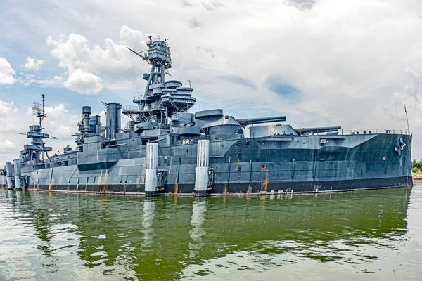 Den Berømte Anden Verdenskrig Dreadnought Battleship Jacinto Texas - Stock-foto