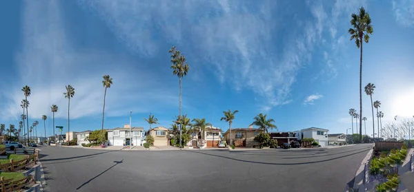 Ventura Usa Dubna 2019 Malebný Pohled Staré Historické Domy Plážové — Stock fotografie
