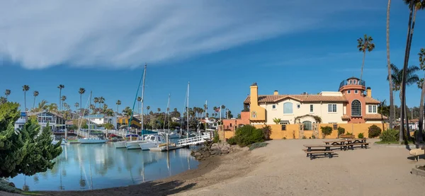 Ventura Usa Dubna 2019 Malebný Pohled Staré Historické Domy Plážové — Stock fotografie