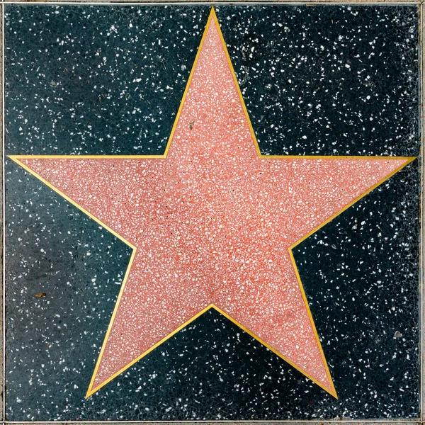 Los Angeles Usa March 2019 Closeup Empt Star Hollywood Walk — 스톡 사진