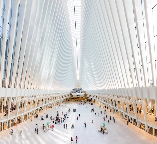 New York Сша Oct 2017 New York September Oculus Interior — стокове фото