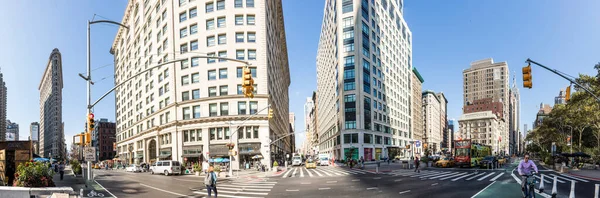 New York Usa Okt 2017 Människor Manhattan Centrum Med Panoramautsikt — Stockfoto