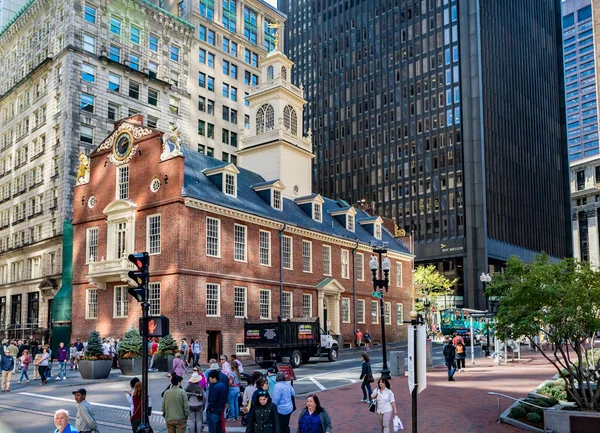Boston Usa Sep 2017 Old State House Służył Nie Tylko — Zdjęcie stockowe