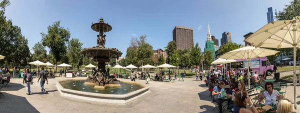 Boston Eua Sep 2017 Pessoas Gostam Park Boston Common Datado — Fotografia de Stock