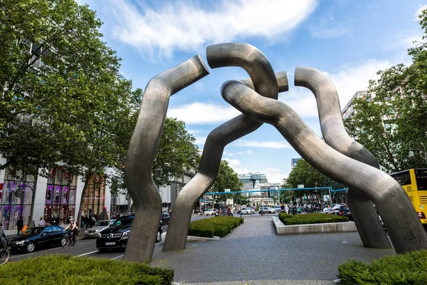 Berlin Tyskland Juni 2017 Detalj Skulpturen Berlin Västberlin Tysklands Huvudstad — Stockfoto