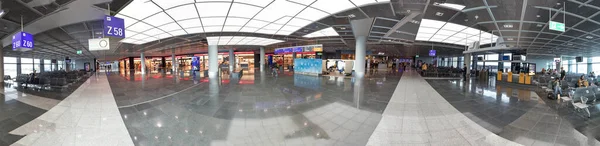 Frankfurt Alemanha Sep 2017 Passageiros Área Partida Terminal Aeroporto Frankfurt — Fotografia de Stock