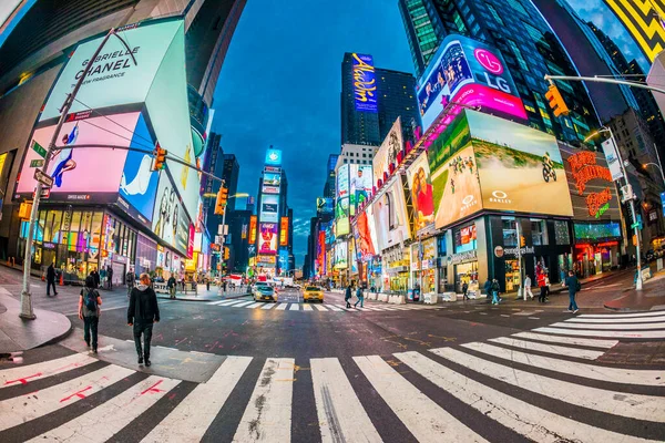 New York Usa Října 2017 Neonová Reklama News Značek Divadel — Stock fotografie