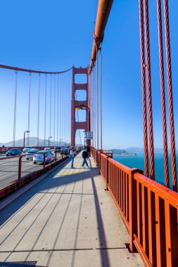 San Francisco, ABD - 23 Temmuz 2008: San Francisco 'da Golden Gate Köprüsü