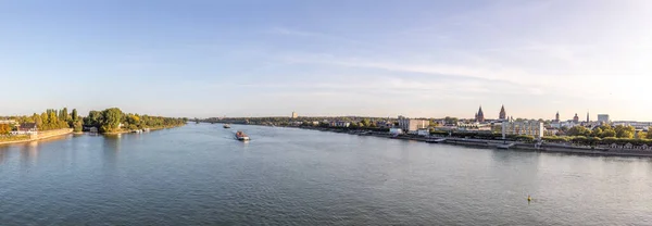 View Skyline Mainz River Rhine Germany — Stock Photo, Image
