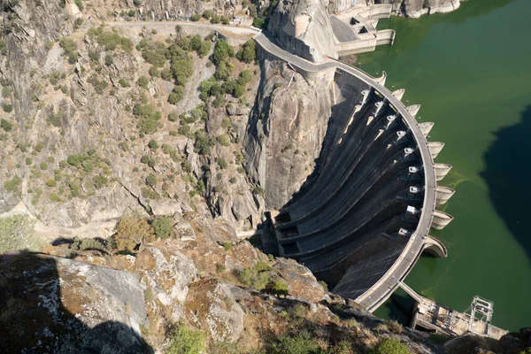 Hydroelectric Power Station Arribes Del Duero Called Mirador Iberdrola Salamanca — Stock Photo, Image