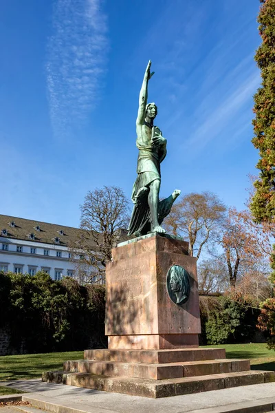 Koblenz Alemanha Fevereiro 2021 Josef Gorres Memorial Rhine Park Koblenz — Fotografia de Stock