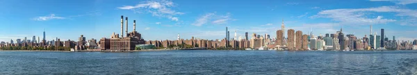 New York Usa October 2017 Panorama New York River Hudson — Stockfoto
