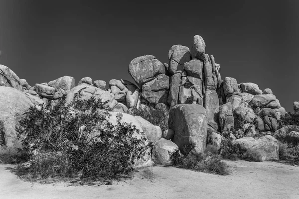 Scenic Rock Formation Joshua Tree National Park Hidden Valley — Stock Photo, Image