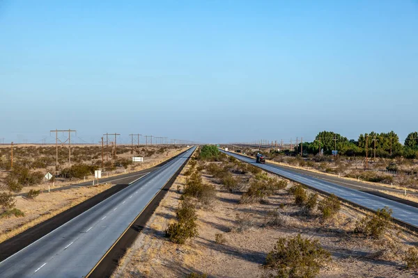 highway interstate 8 in the desert area of Arizona near Tartron, USA