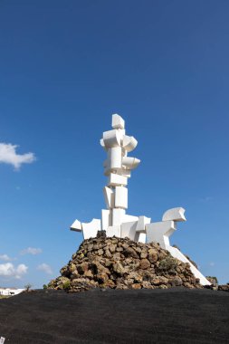 Lanzarote, Spain - February 2, 2023: Monument in El Campesino, Lanzarote, Canary Islands, Spain