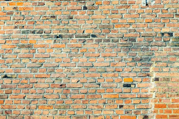 Wzór Harmonicznego Żółtej Cegły Tła Ściany — Zdjęcie stockowe
