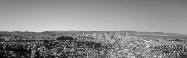 Θέα Στον Ορίζοντα Του Σαν Φρανσίσκο Μια Ηλιόλουστη Μέρα — Φωτογραφία Αρχείου