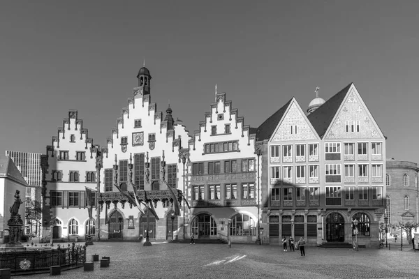 Frankfurt Germany February 2023 Scenic Morning View Town Hall Roemer — Foto Stock
