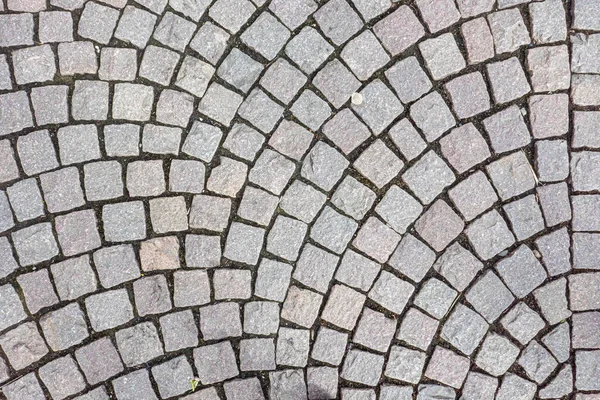 歩道舗装としての石畳のパターンは — ストック写真