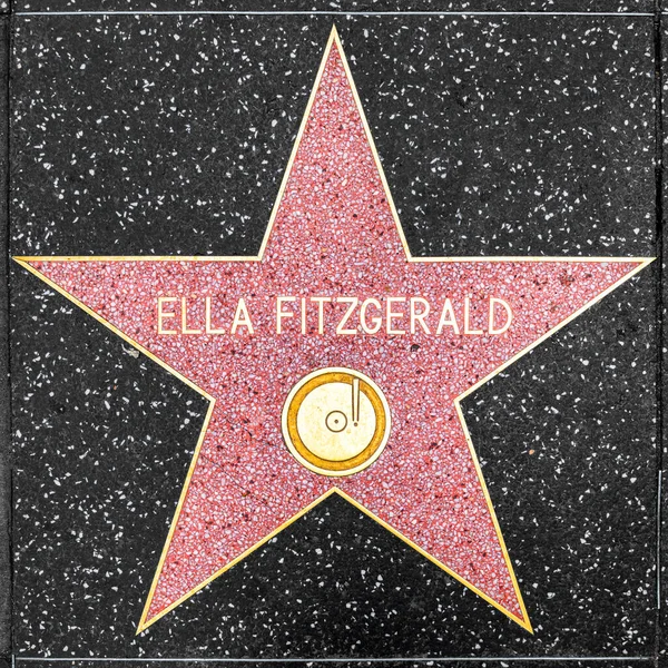 Los Angeles Usa 2019 Március Star Közelkép Ella Fitzgerald Hollywoodi — Stock Fotó