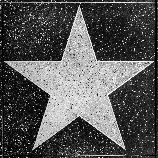Los Angeles Usa Mars 2019 Närbild Den Tomma Stjärnan Hollywood — Stockfoto