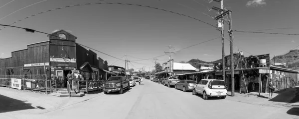 Oatman Ghost Town Usa March 2019 Панорамний Вид Знаменитого Живого — стокове фото