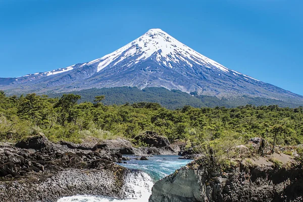 Vulkan Osorno Llanquihue See Der Nähe Von Puerto Varas Südchile — Stockfoto