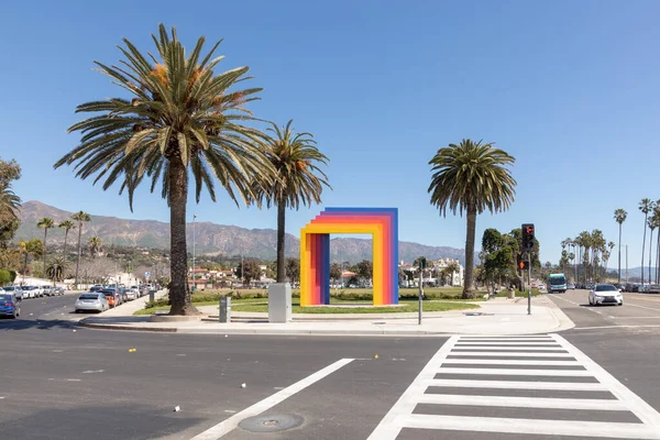 Santa Barbara Usa Березня 2019 Herbert Bayers Chromatic Gate Cabrillo — стокове фото
