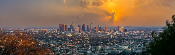 San Francisco Usa March 2019 Skyline Los Angeles Smog Літній — стокове фото