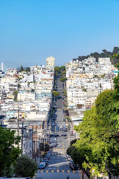 San Francisco Usa April 2019 View Hilly Skyline San Francisco — Stock Photo, Image