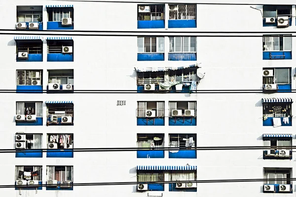 Balkon Klima Ile Konut Alanı — Stok fotoğraf