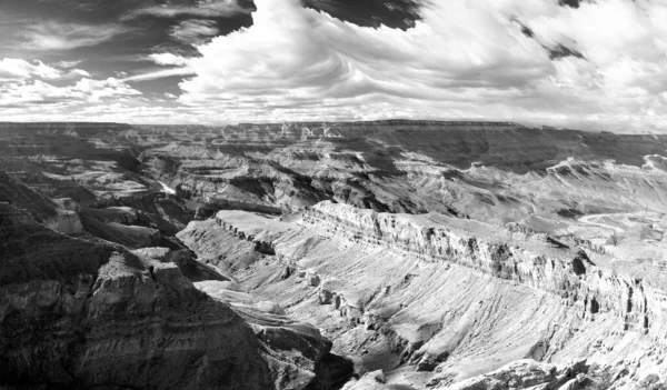 Espetacular Vista Panorâmica Para Grand Canyon Pôr Sol — Fotografia de Stock